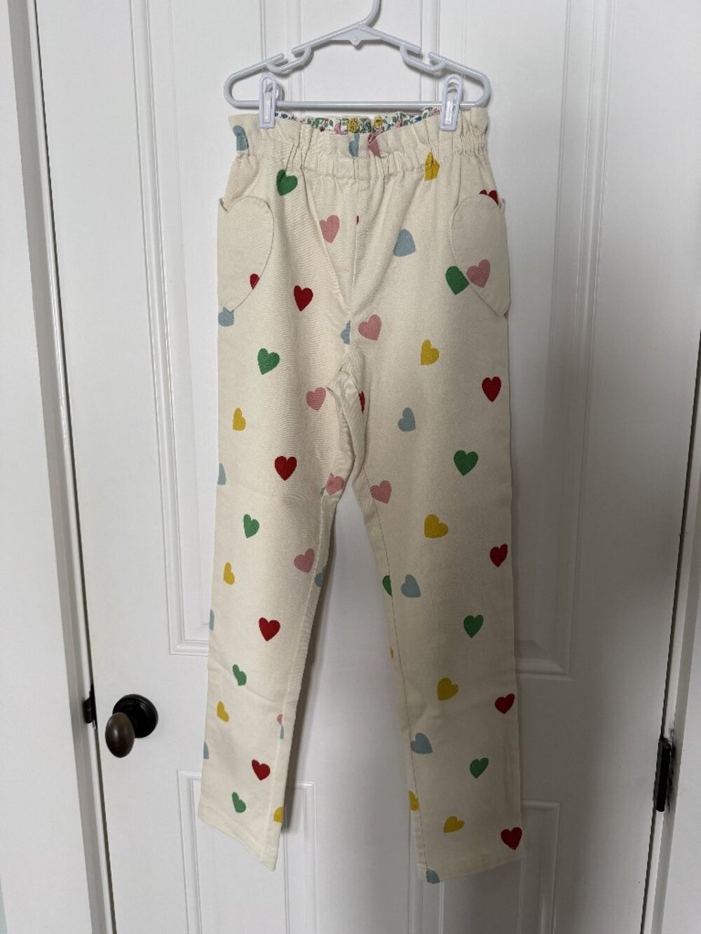 NWT Mini Boden Heart Jeans- Size 11/12y